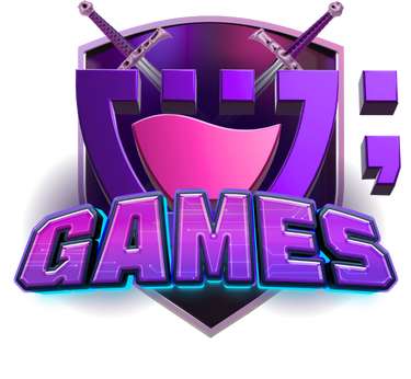 Um escudo com 2 espadas e a logo da Cupcode Games na frente