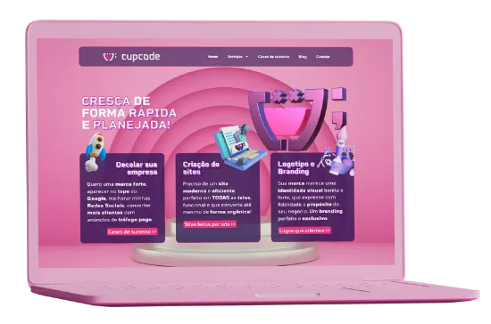 Site institucional da cupcode