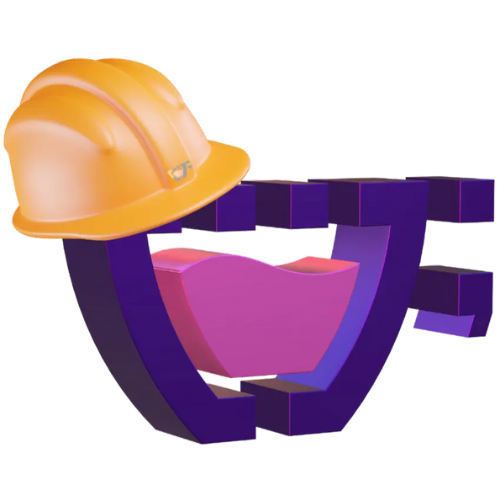 Uma logo da cupcode com uma proteção acima